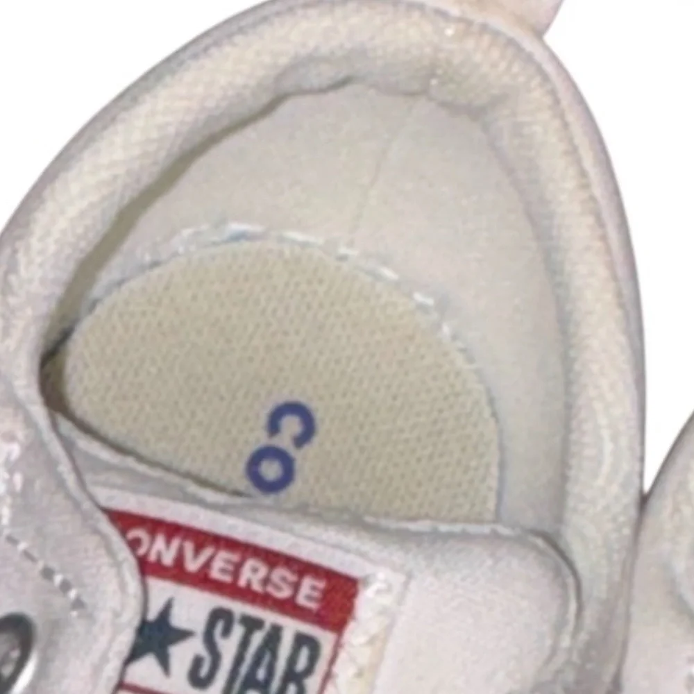 New authentic Converse signature designer canvas kids slip on sneakers 9 display